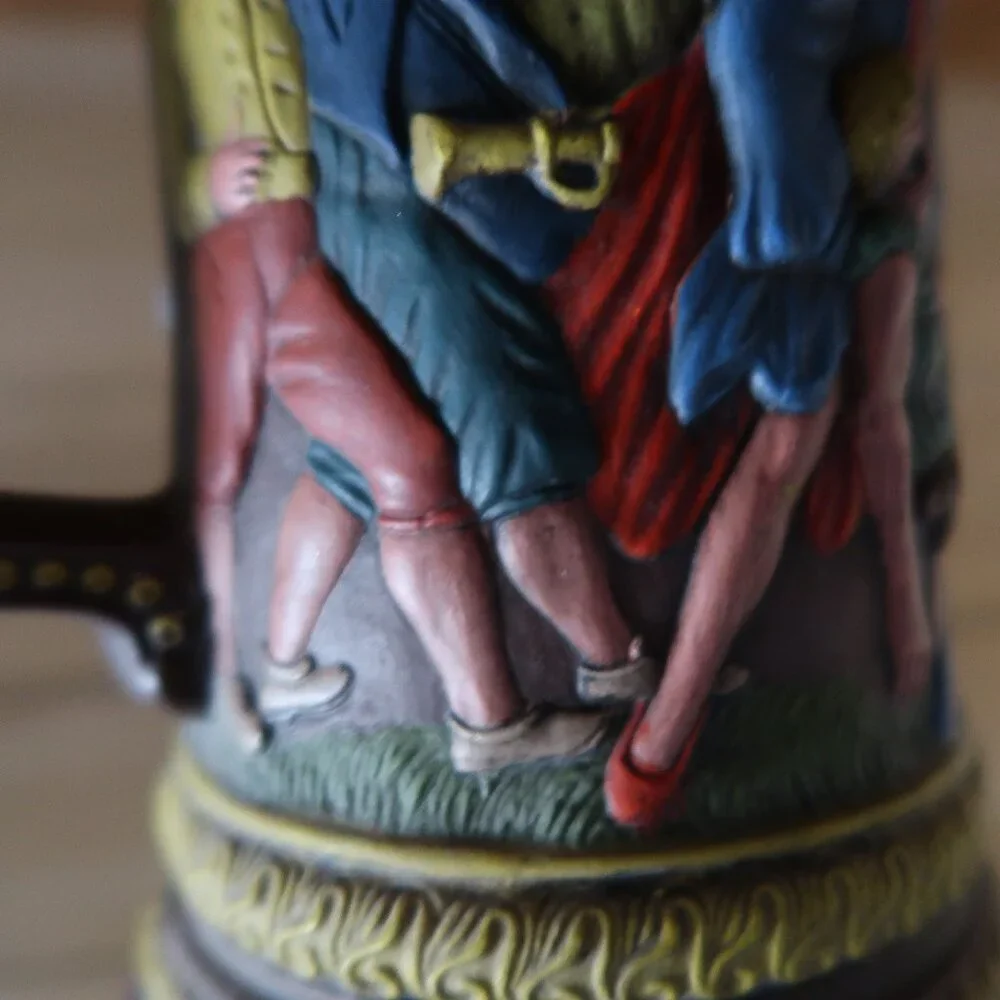 Gift a Beer Guy Today Man Cave Gear Essential Vintage 3D German Style Beer Stein